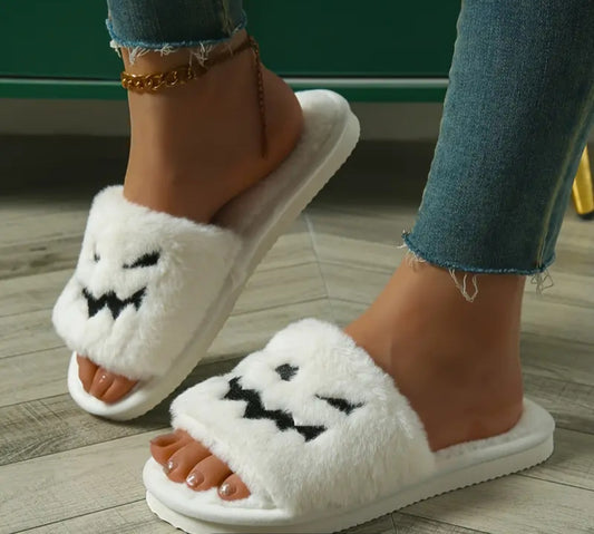 PLUSHED WOMEN'S HALLOWEEN SLIPPERS